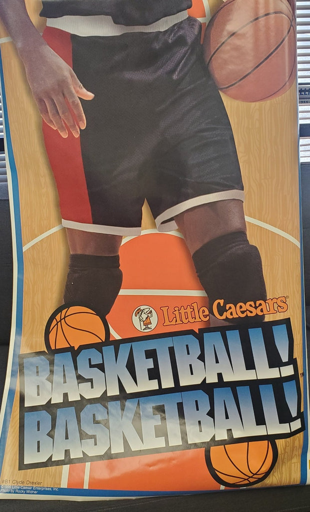 Little Caesars Clyde Drexler Basketball Poster