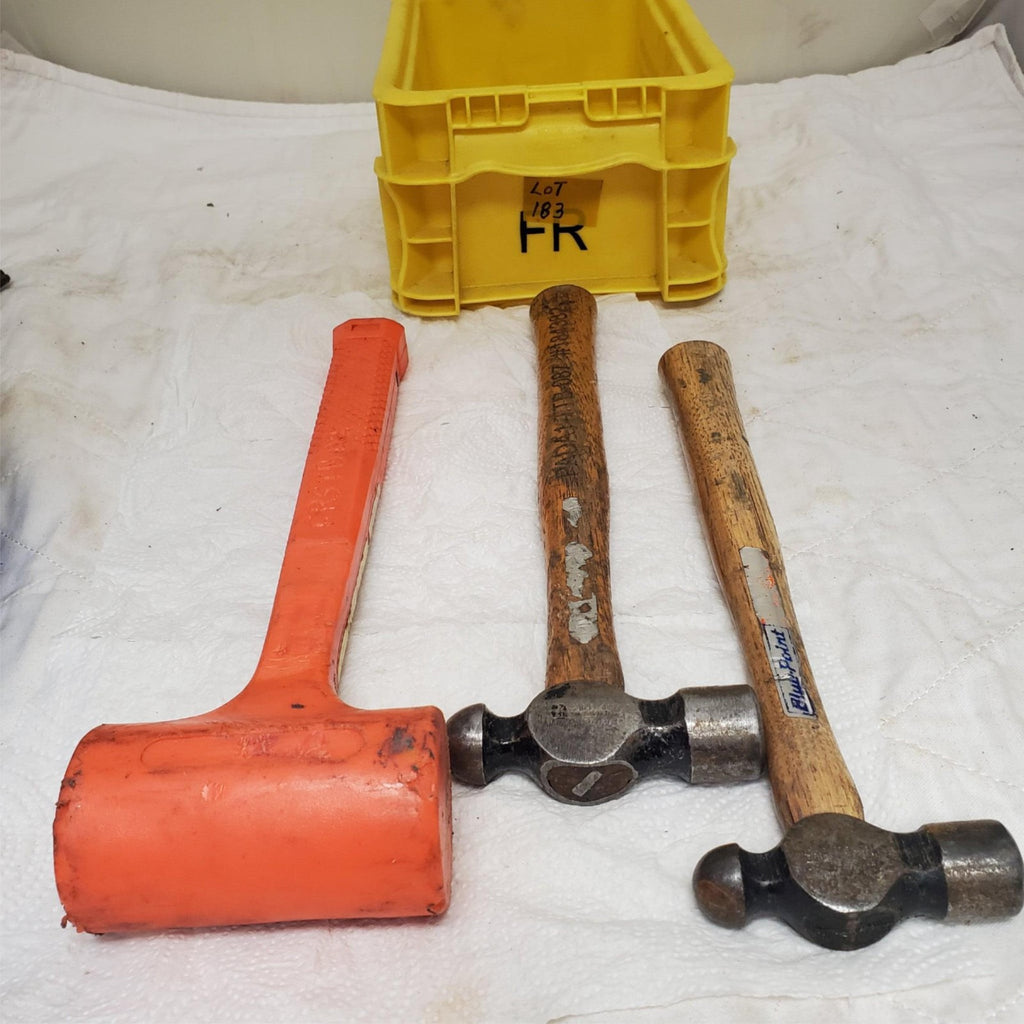 Lot of 3 Assorted Dead Blow and Ball Peen Hammers LOT-183