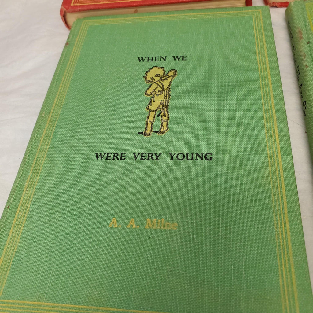 Vintage 1961 set of 4 Winnie the Pooh Books A.A. Milne HC,by E.H. Shepard