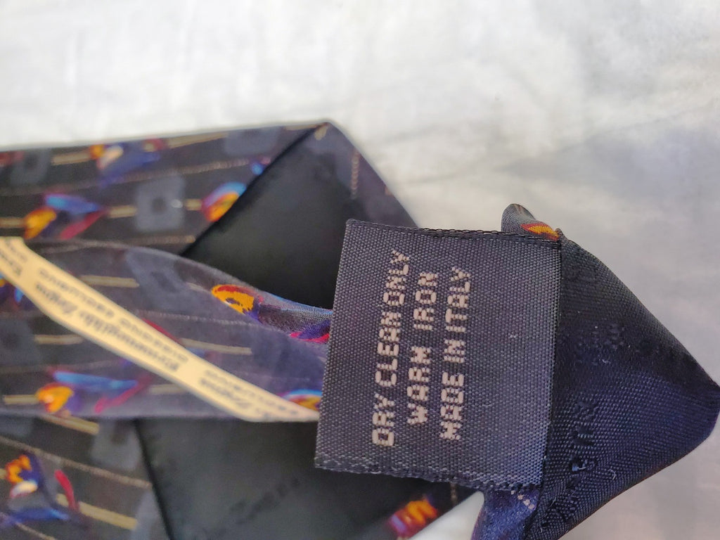 Vintage Ermenegildo Zegna 100% Silk Men's Tie Dry Clean Only