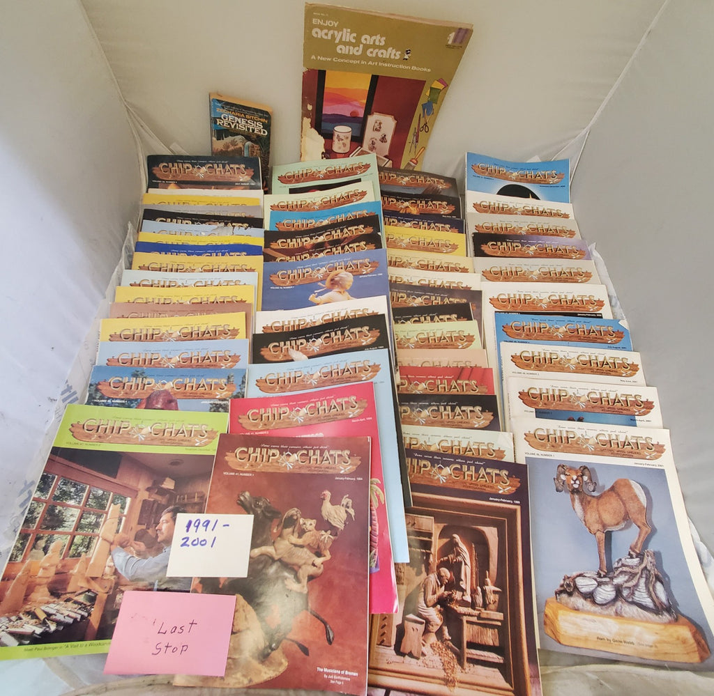 Enjoy Acrylic Art and Crafts Books & Lot Chip Chats Magazines