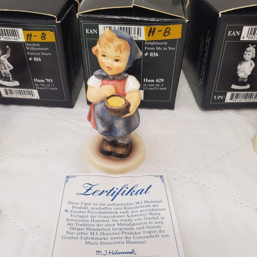 Lot of 4 Various Vintage Goebel MI Hummell Club Figurines H-8