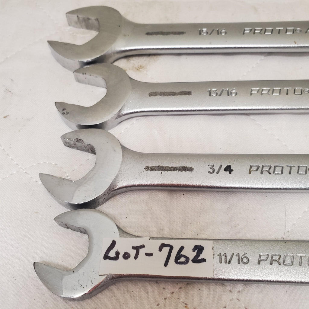 Lot of 4 Proto Anti-Slip Design Combination Wrench LOT-762