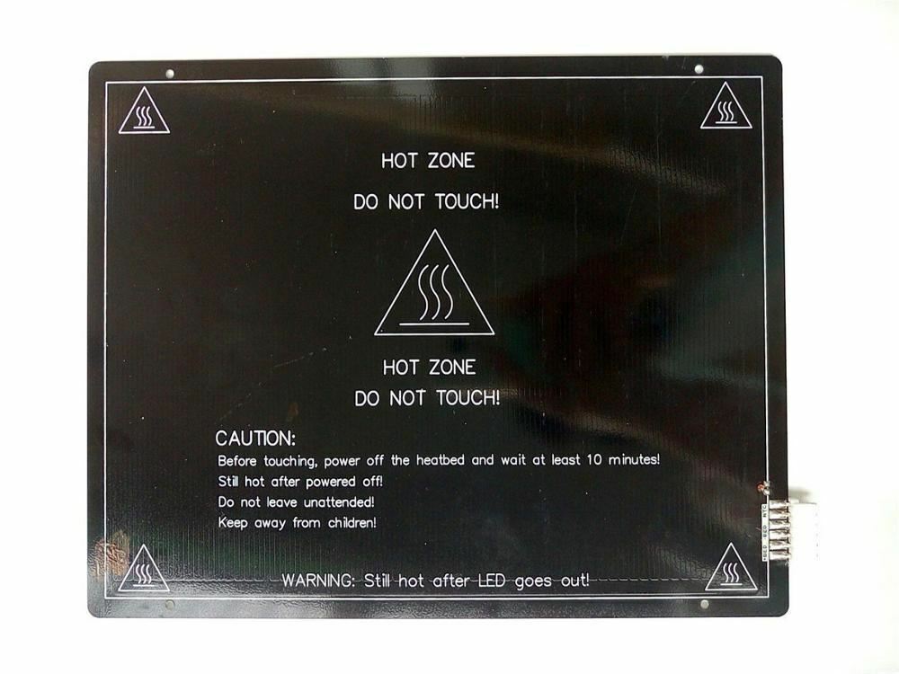 3D Printer MK3 PCB Heatbed Print Plate 12/24v 214mm x 214mm x 3mm