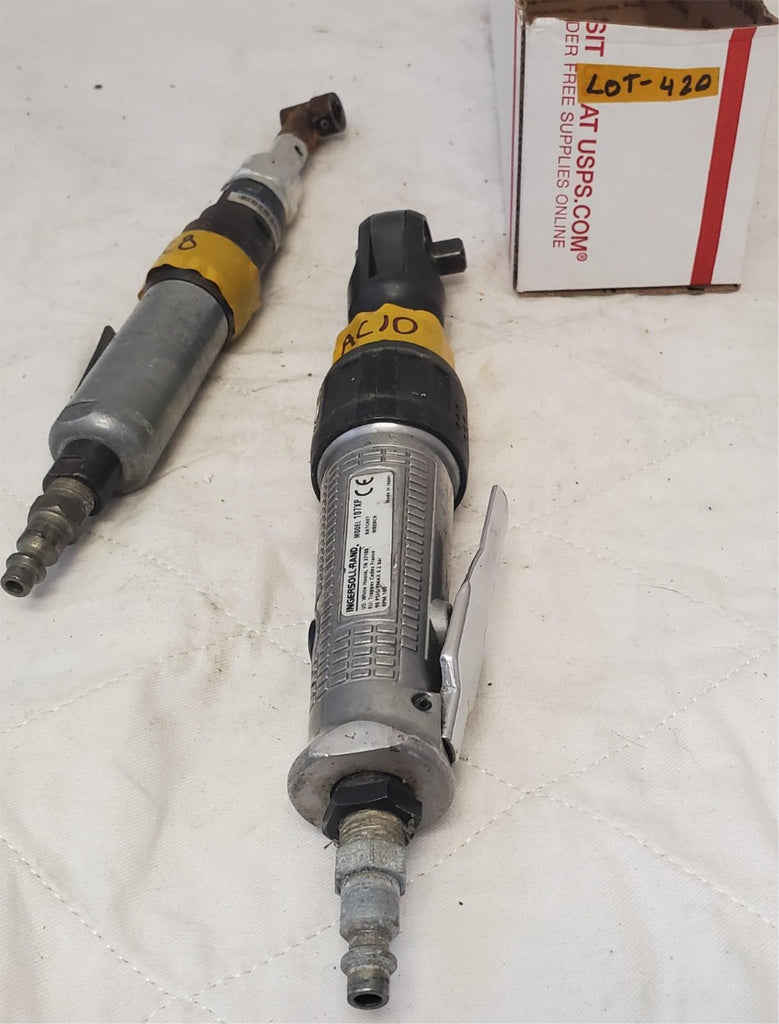Lot of 2 Intersoll Rand & Rockwell Air Ratchet Wrench LOT-420