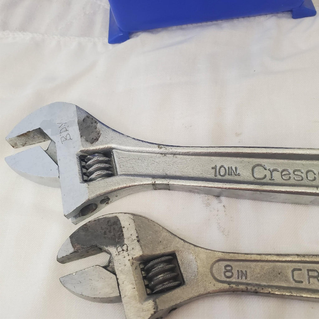 Lot of 2 Craftsman 8" & Crescent 10" Adjustable Wrench LOT-52