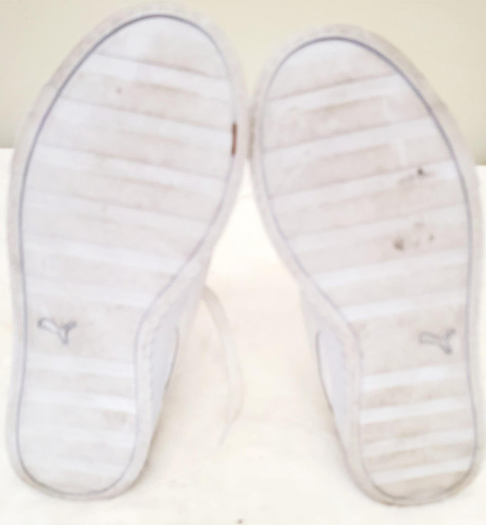Puma Junior Jada 381990-02 White Silver Casual Shoes