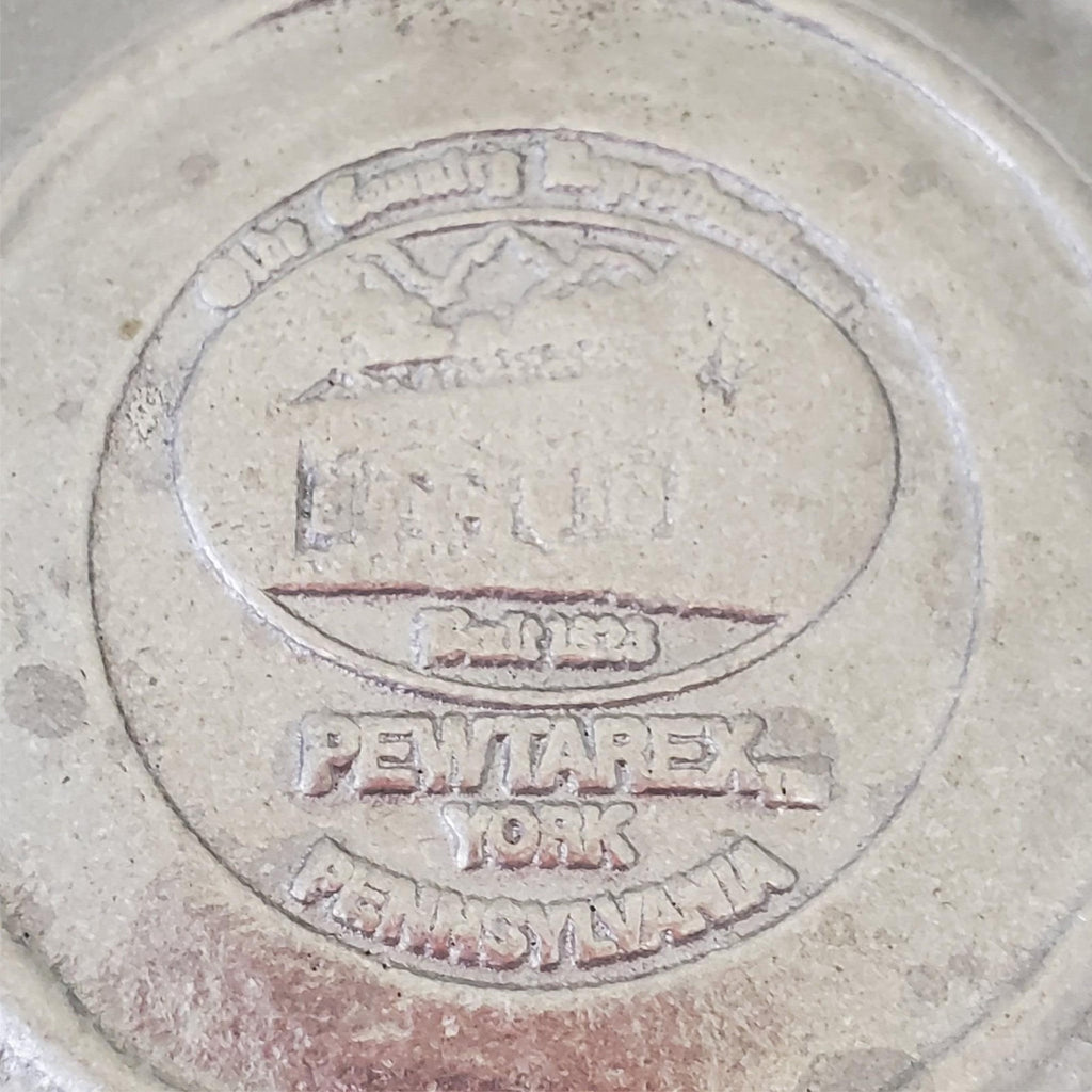 Vintage Pewtarex Pewter Porridge Bowl