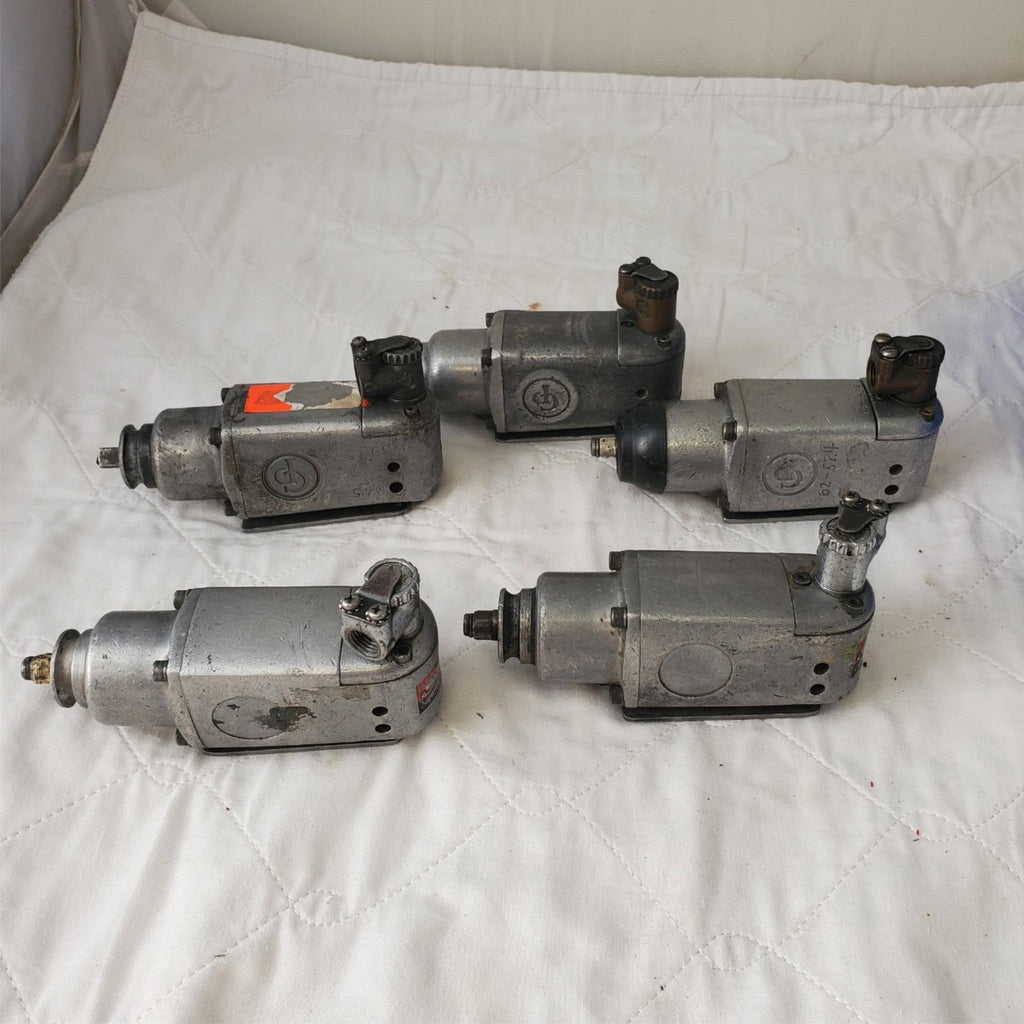 Lot of 5 Assorted Various 1/2 Penumatic Impact Air Wrenches Air Tools LOT-20