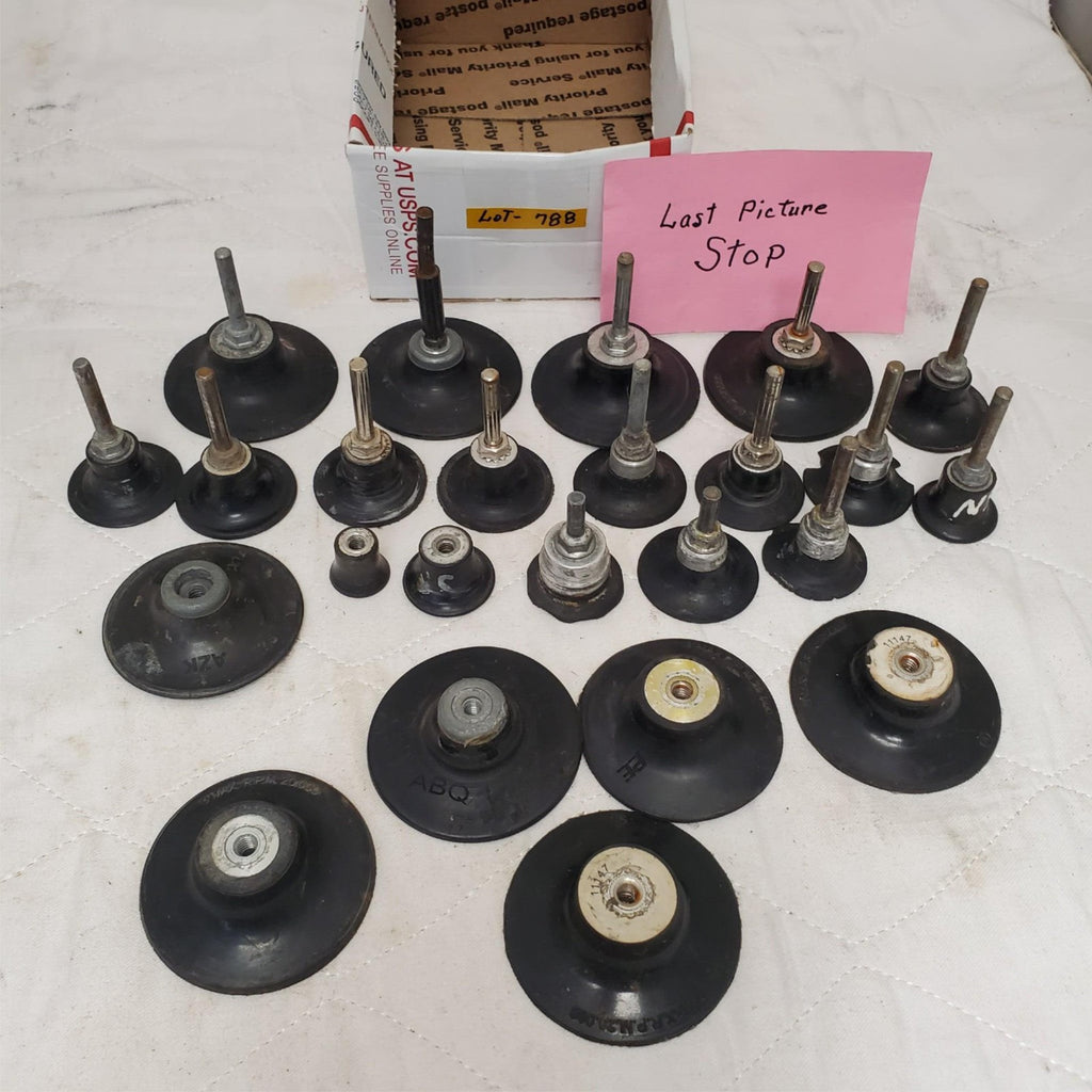 Lot of Assorted Roll Lock Mandrel Sanding Disc Holder LOT-788