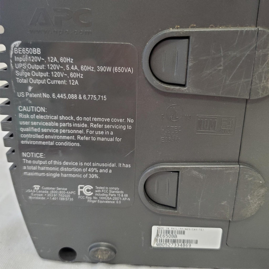 APC Back-UPS ES 650 BE650BB Surge Protector NO BATTERY INCLUDED #21