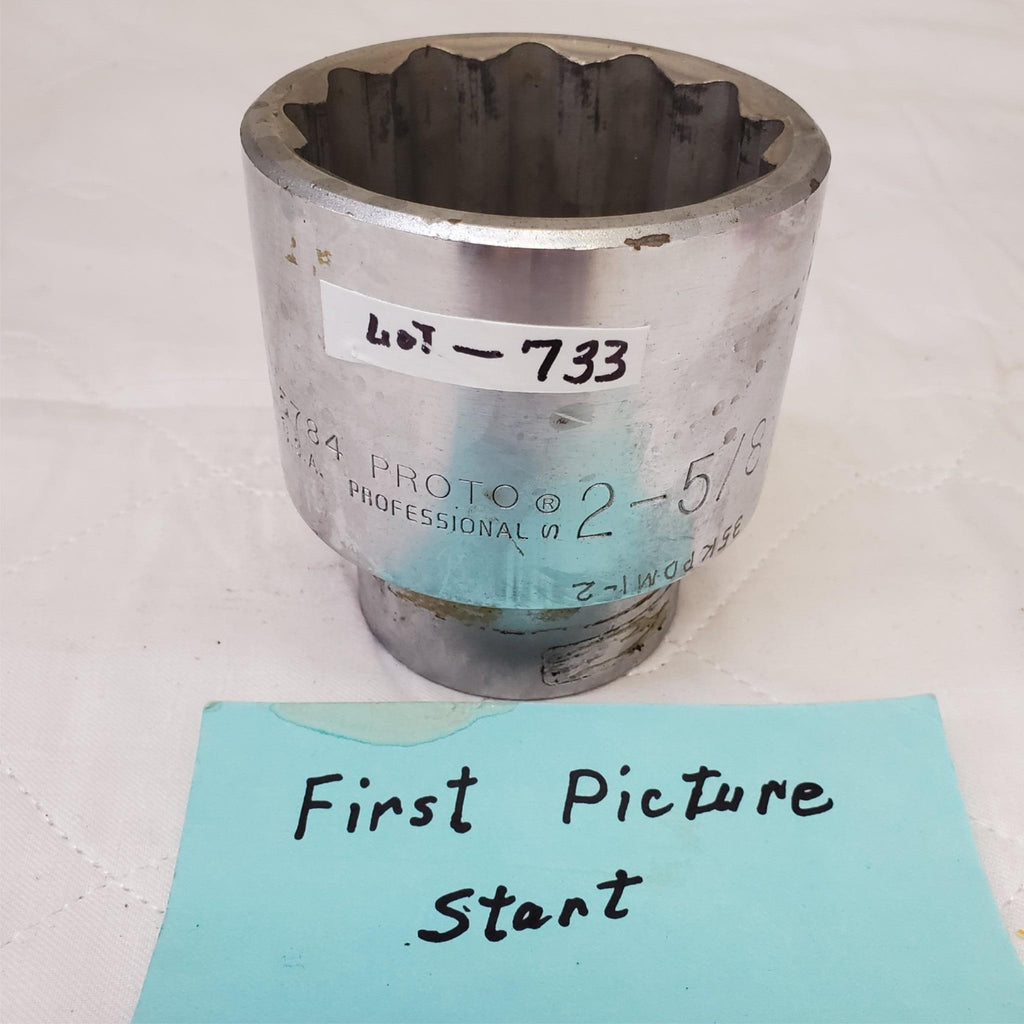 PROTO 5784  2-5/8" U.S.A Professional Socket 1" LOT-733
