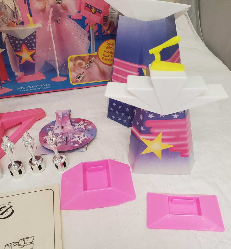 Arco 1988 Mattel Super Star Barbie Movie Awards Playset