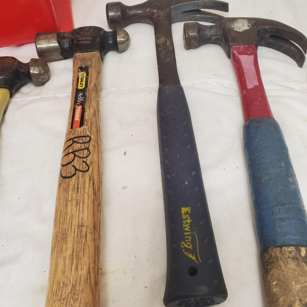 Lot of 5 Assorted Ball Peen & Claw Hammers LOT-621