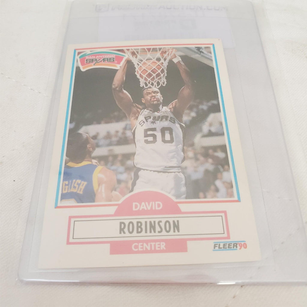 1990 Fleer #172 David Robinson San Antonio Spurs Basketball Card