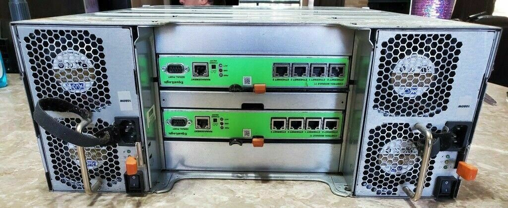 Dell EqualLogic PS6100 16 Bay Storage Disk Array 2X 1080W PSU & Control Module
