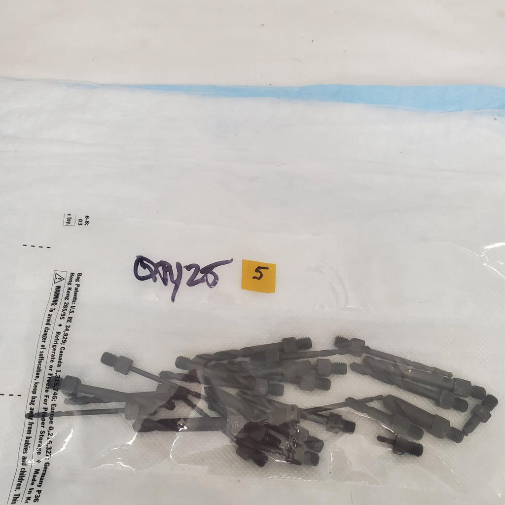 Lot of 25 Assorted Threaded  Adapter HS Drill Bits Aircraft Tool - 6