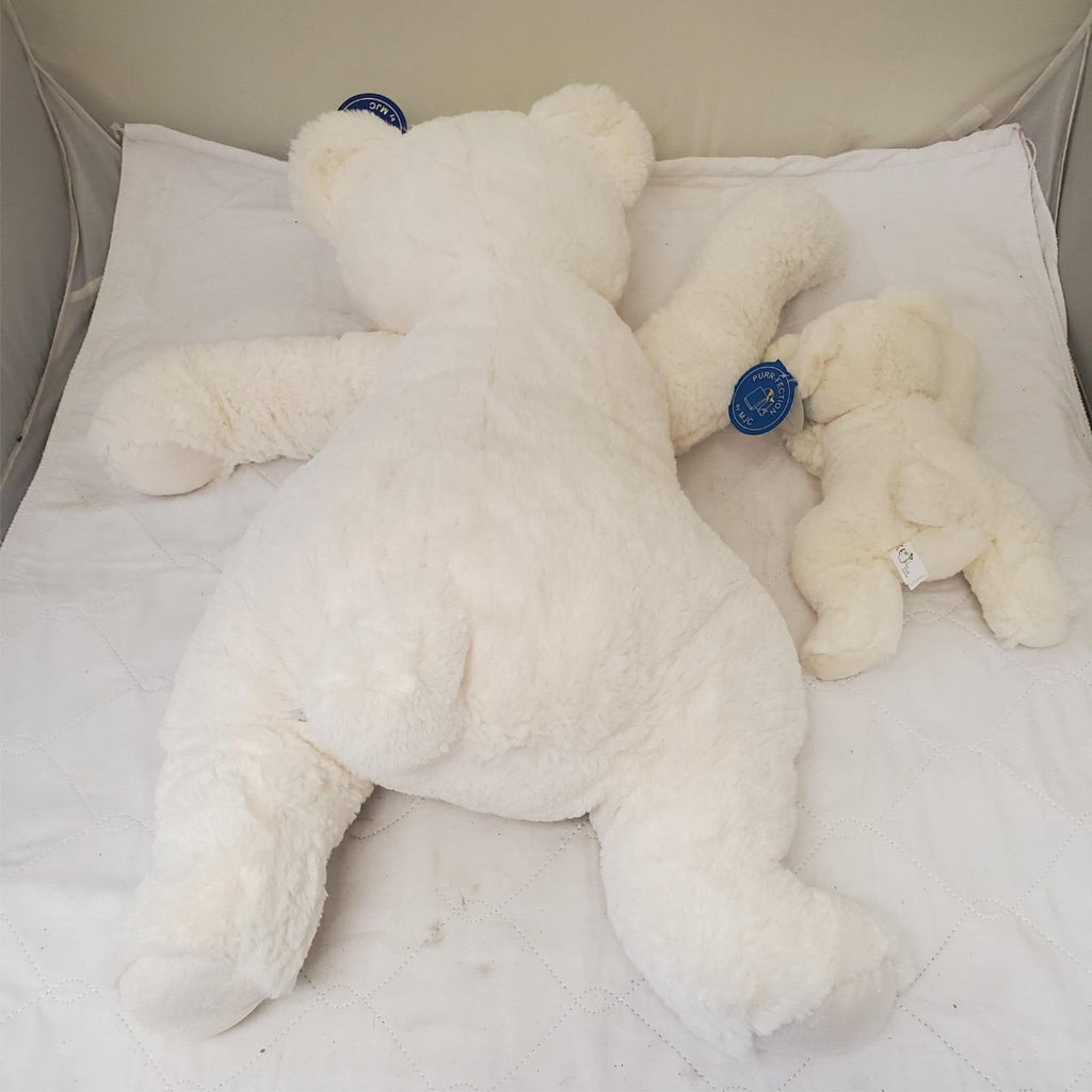 Purr-Fection Mama Butter Cream Bear #1229 Small And Large Combo