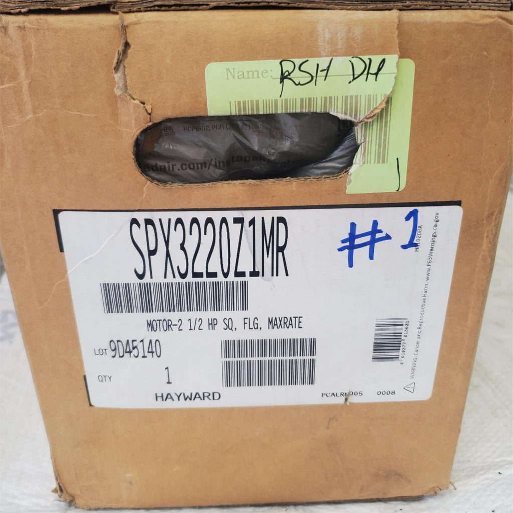 Hayward SPX3220Z1MR Swim Pure Pool Hot Tub Pump Motor Lot 9D45140