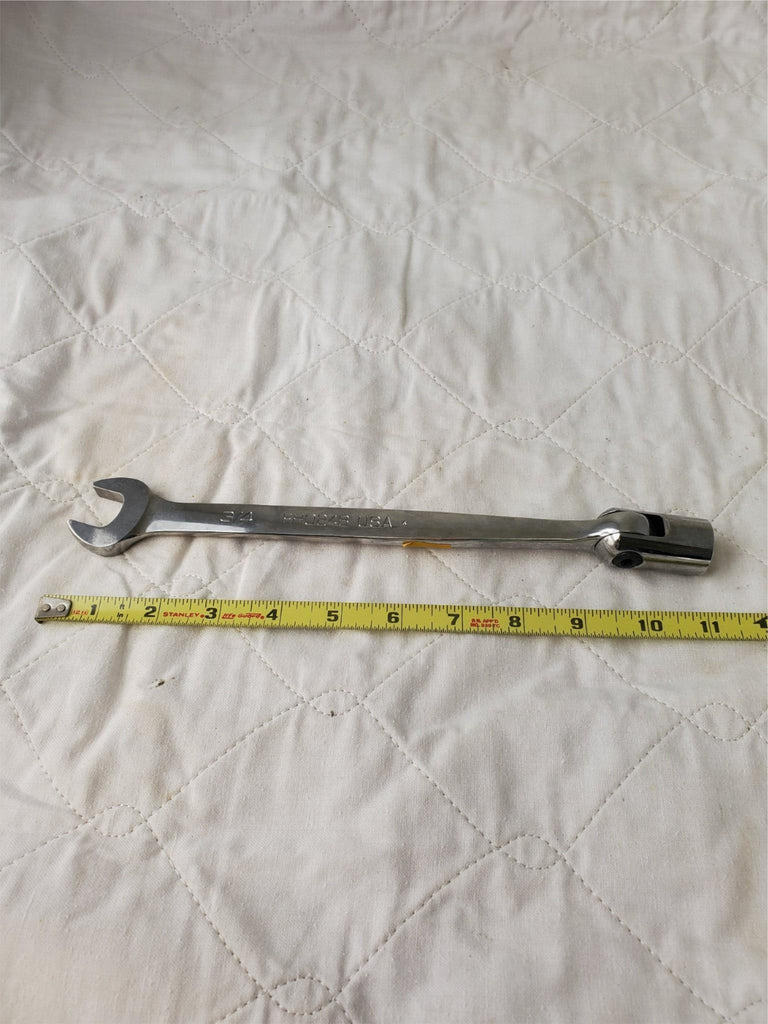 Snap-on 3/4 FH026B Point Combination Flex Head Open End Wrench LOT 285