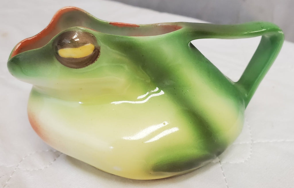 Antique Vintage Royal Bayreuth FROG Creamer Mug