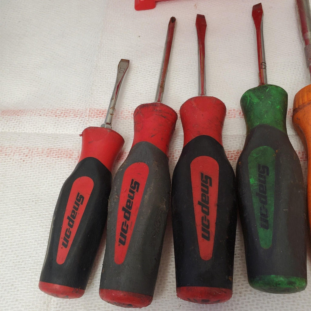 Lot of 6 Snap onSoft Grip Combination Screwdriver Set LOT-659