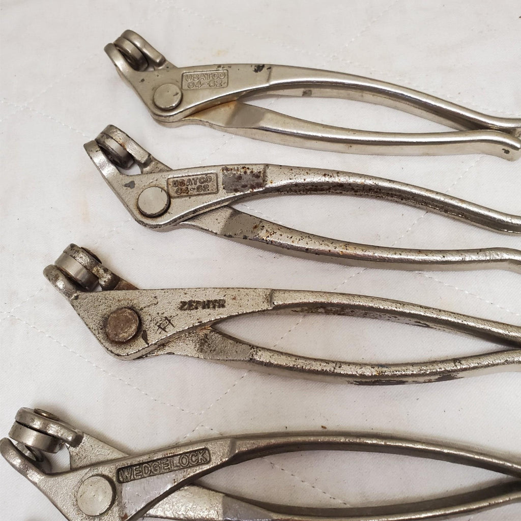 Lot of 6 Wedgelock Cleco Pliers Set Aviation Tool LOT-890