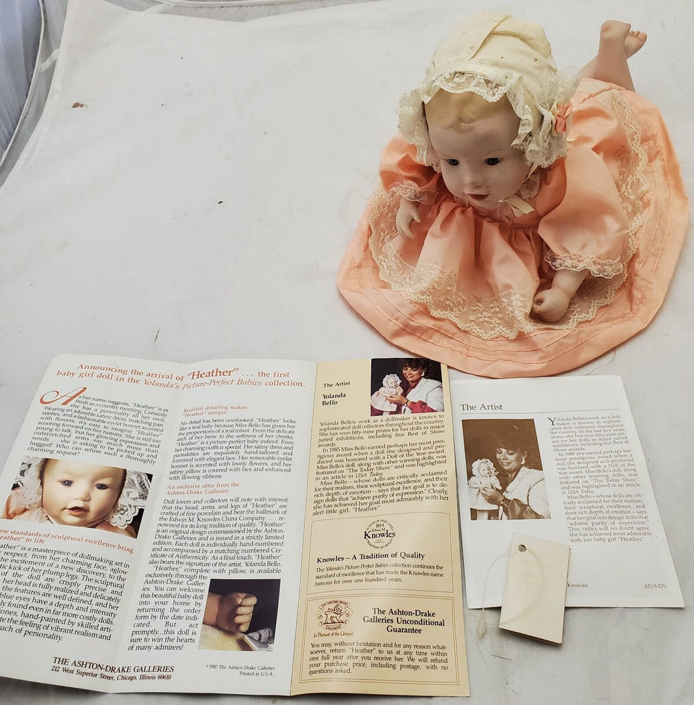 Yolanda Bello Knowles Ashton-Drake Picture Perfect Babies "Heather" Doll