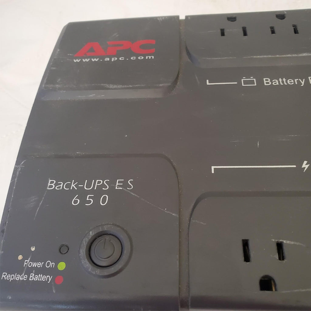 APC Back Up UPS ES 650 120V BE650R Surge Protected #13 (NO BATTERY INCLUDED)
