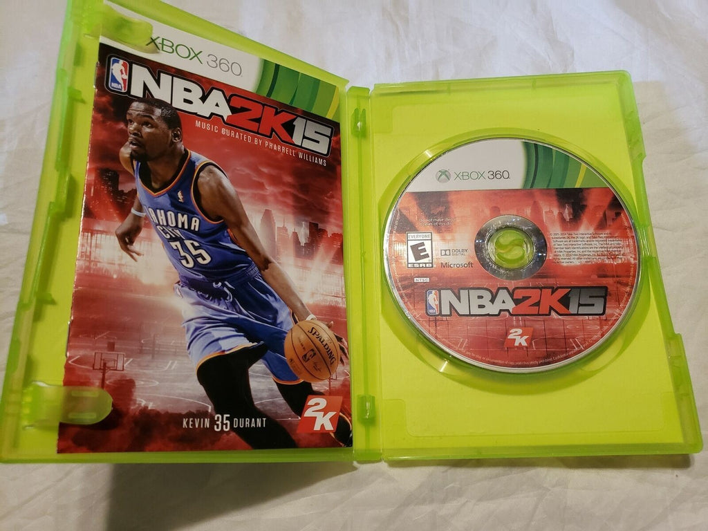 NBA 2K15 Microsoft Xbox 360 Better with KINECT EVERYONE Game Disc