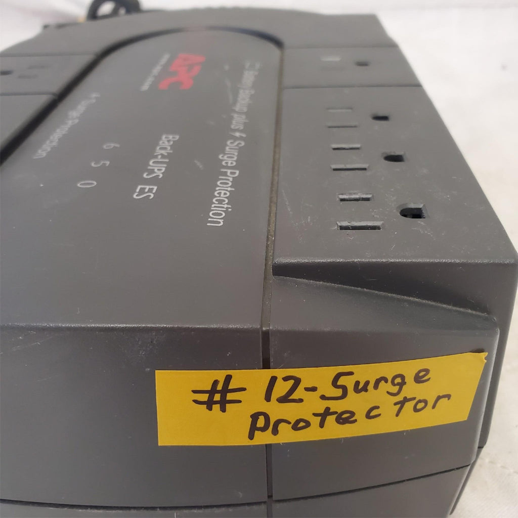 APC Back Up UPS ES 650 120V BE650R Surge Protected #12 (NO BATTERY INCLUDED)