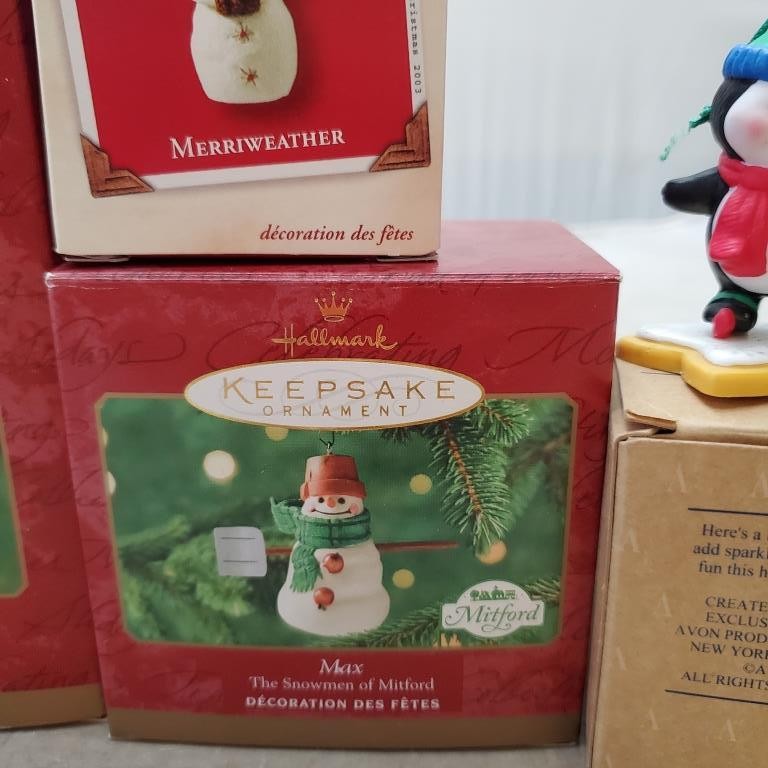 Vintage Hallmark Keepsake Merriweather, Race Down Main Street & More Ornament