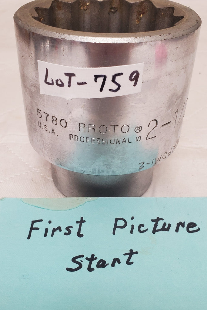 PROTO 5780 USA 2-1/2” Heavy-Duty Socket Tool - LOT 759