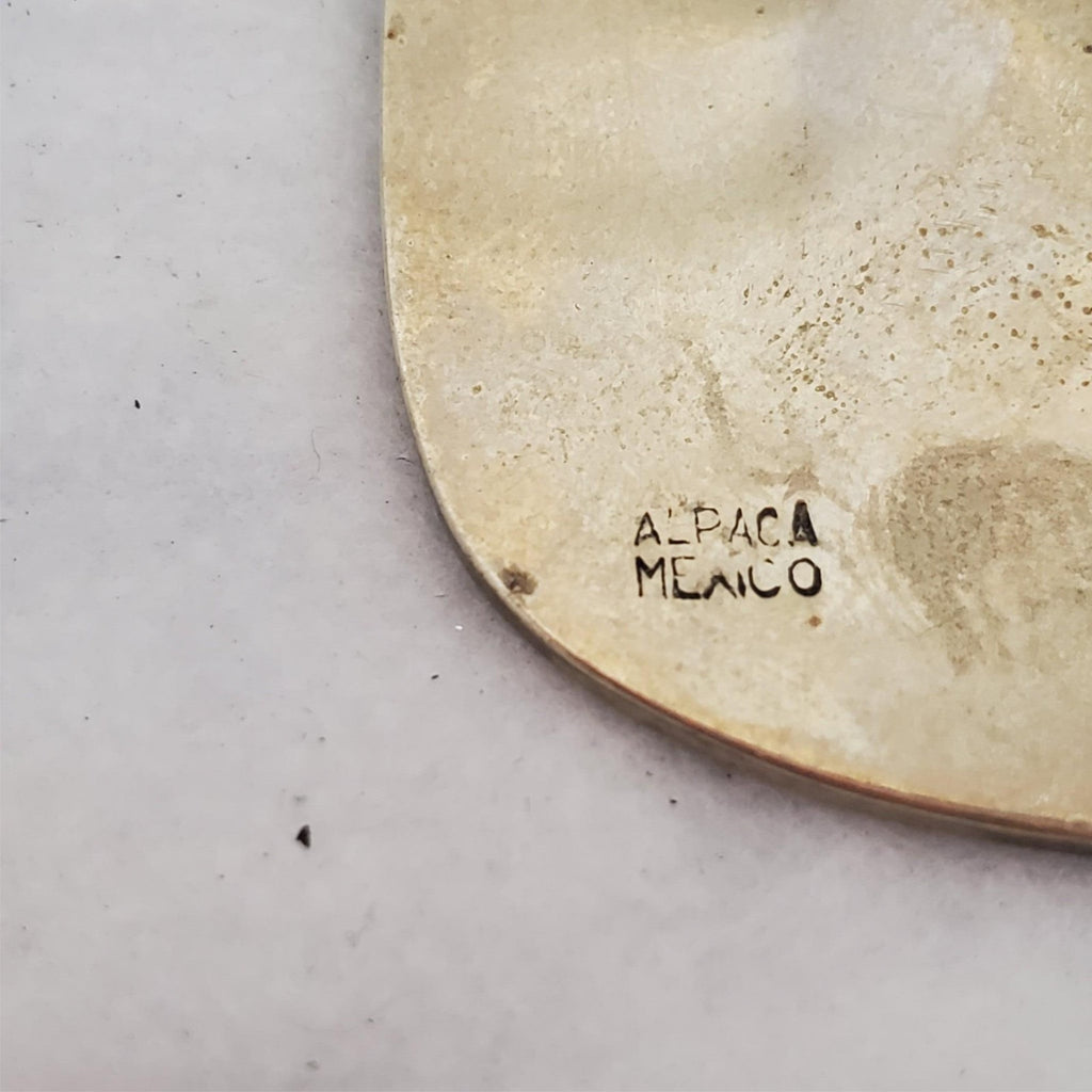 Vintage Alpaca Mexico Silver Tray