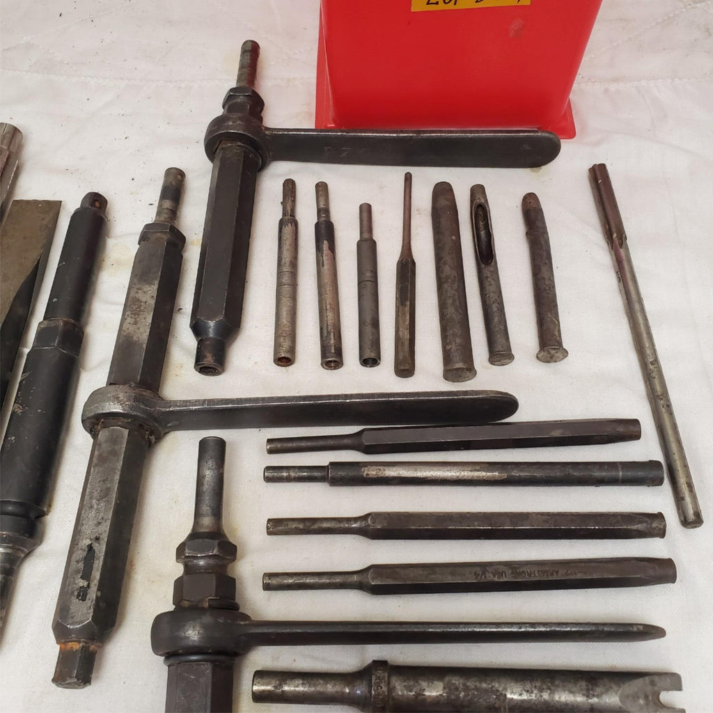Assorted Chisel Punch and Drill Drift Tools LOT-534