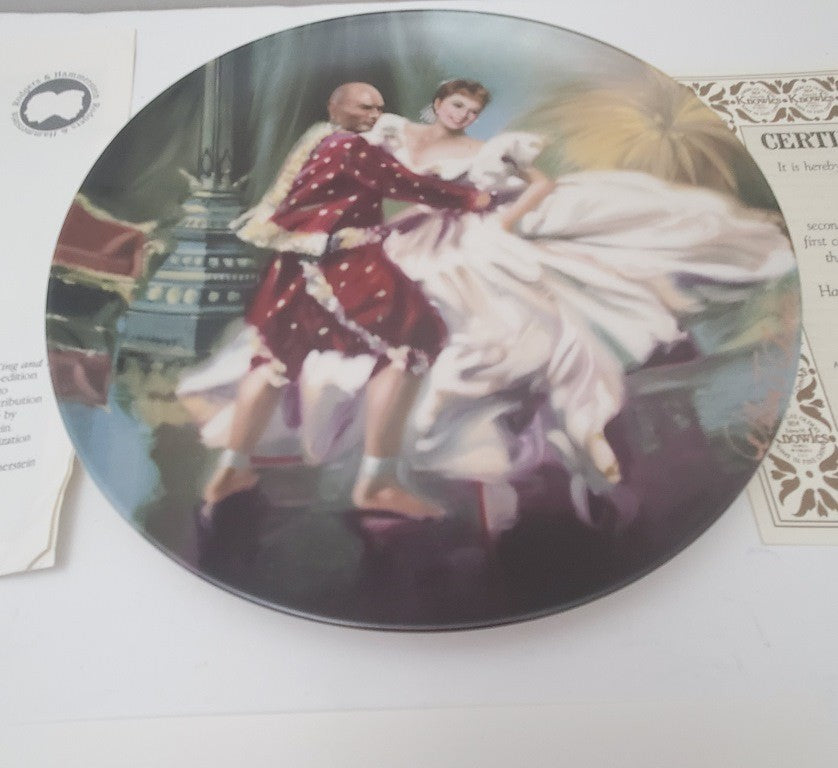 Vintage Lot of 4 Knowles Collector Plate Shall We Dance and A Puzzlement
