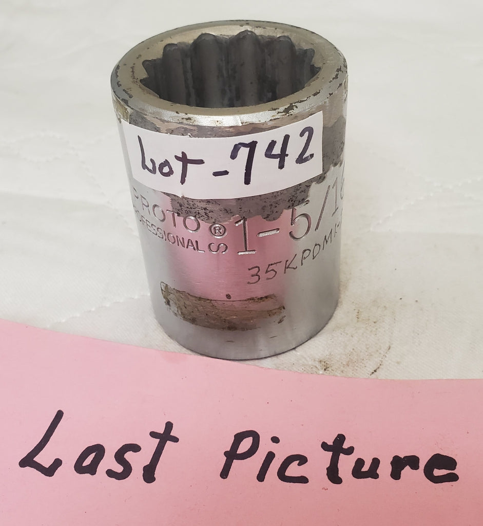 PROTO 5742 USA  1-5/16” Heavy-Duty Socket Tool - LOT 742