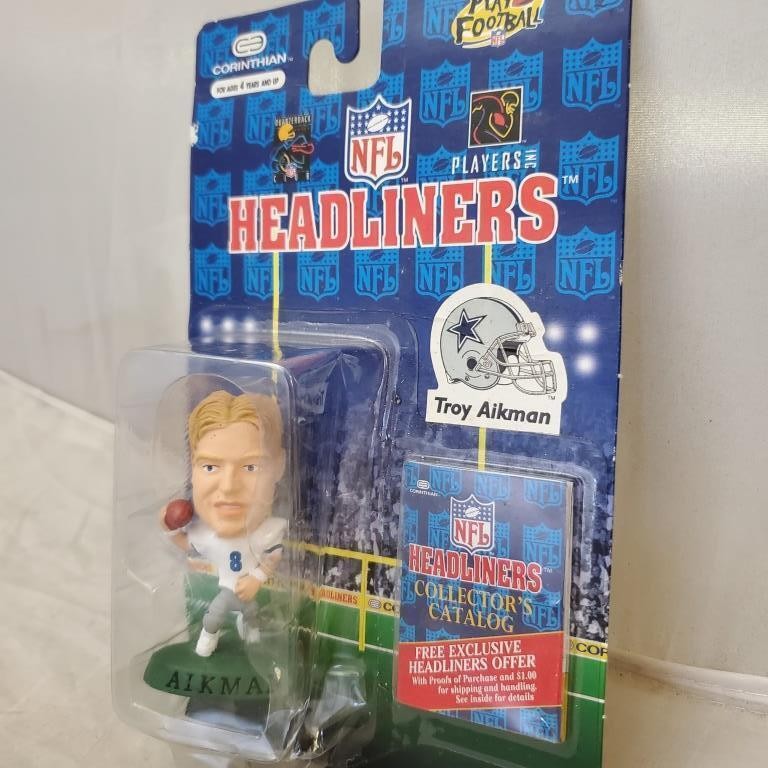 NFL Headliners Troy Aikman Dallas Cowboys 1996 Corinthian Figure