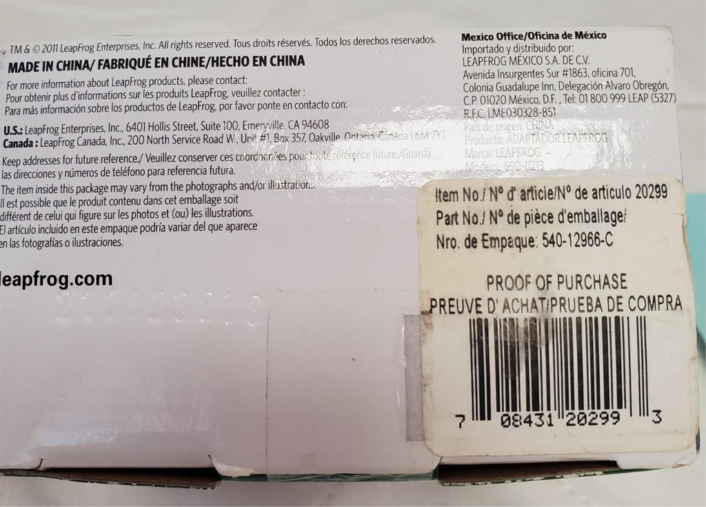 LeapFrog Leapster 690-11213 AC 9V Power Supply Adapter