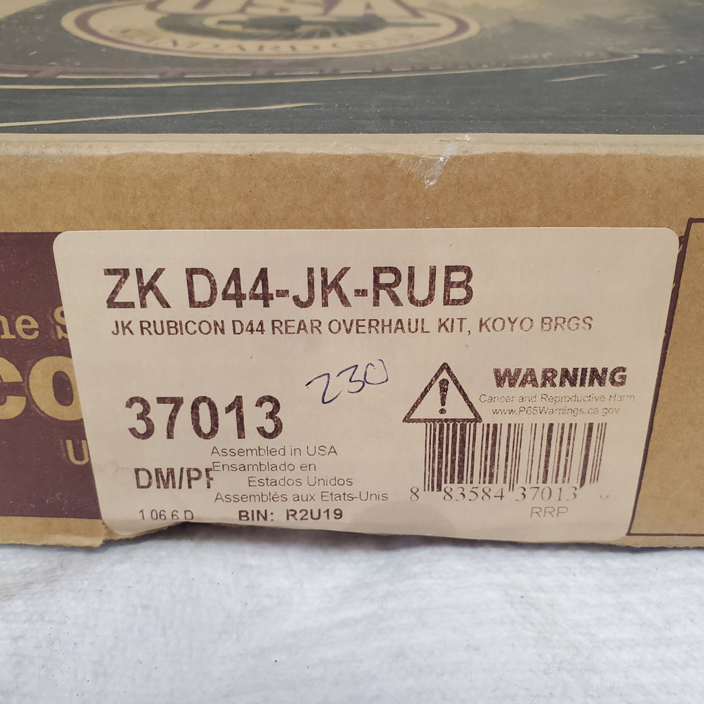 USA Standard Gear ZK D44-JK-RUB Master Overhaul Kit Fits 07-17 Wrangler (JK)