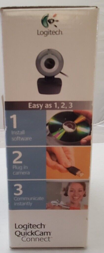 NEW LOGITECH QuickCam Connect for Video Calling, Web Camera Chatting, (E 2500)