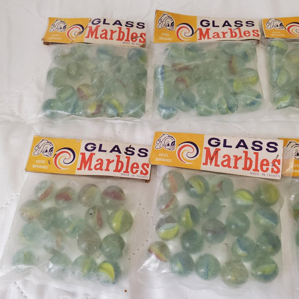 Pack of 10 Vintage Dog Brand Glass Marbles #2