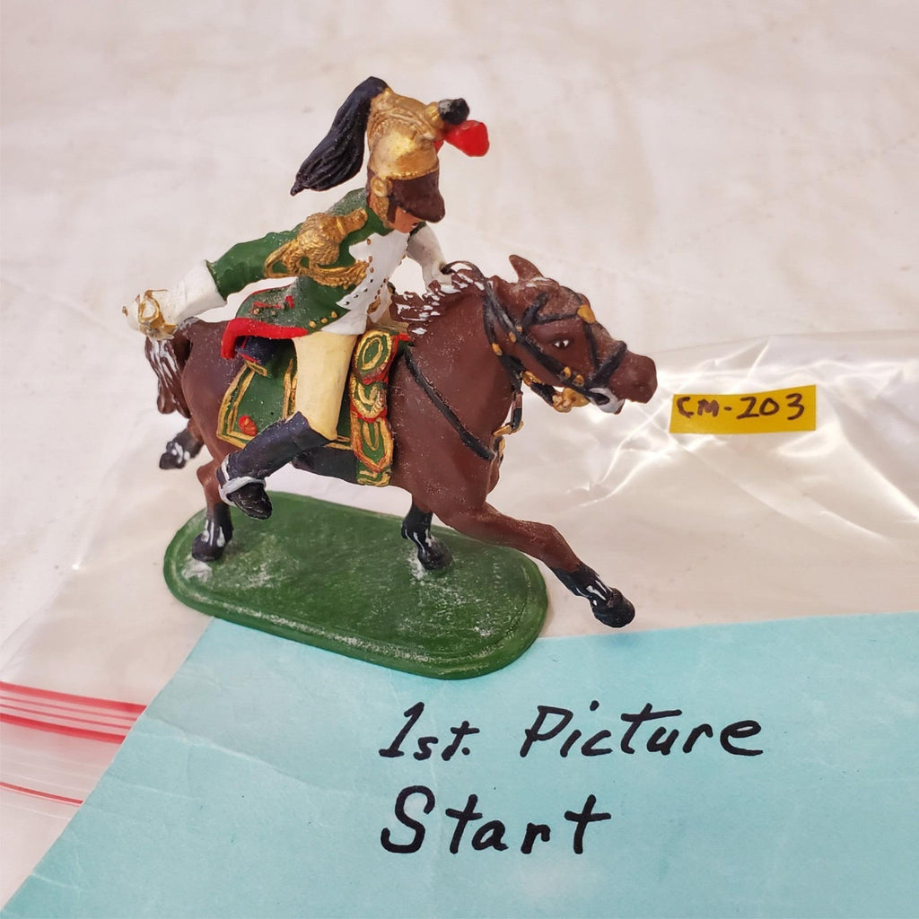 St. Petersburg Hand Painted Metal Toy Soldier Calvery General Niena CM-203