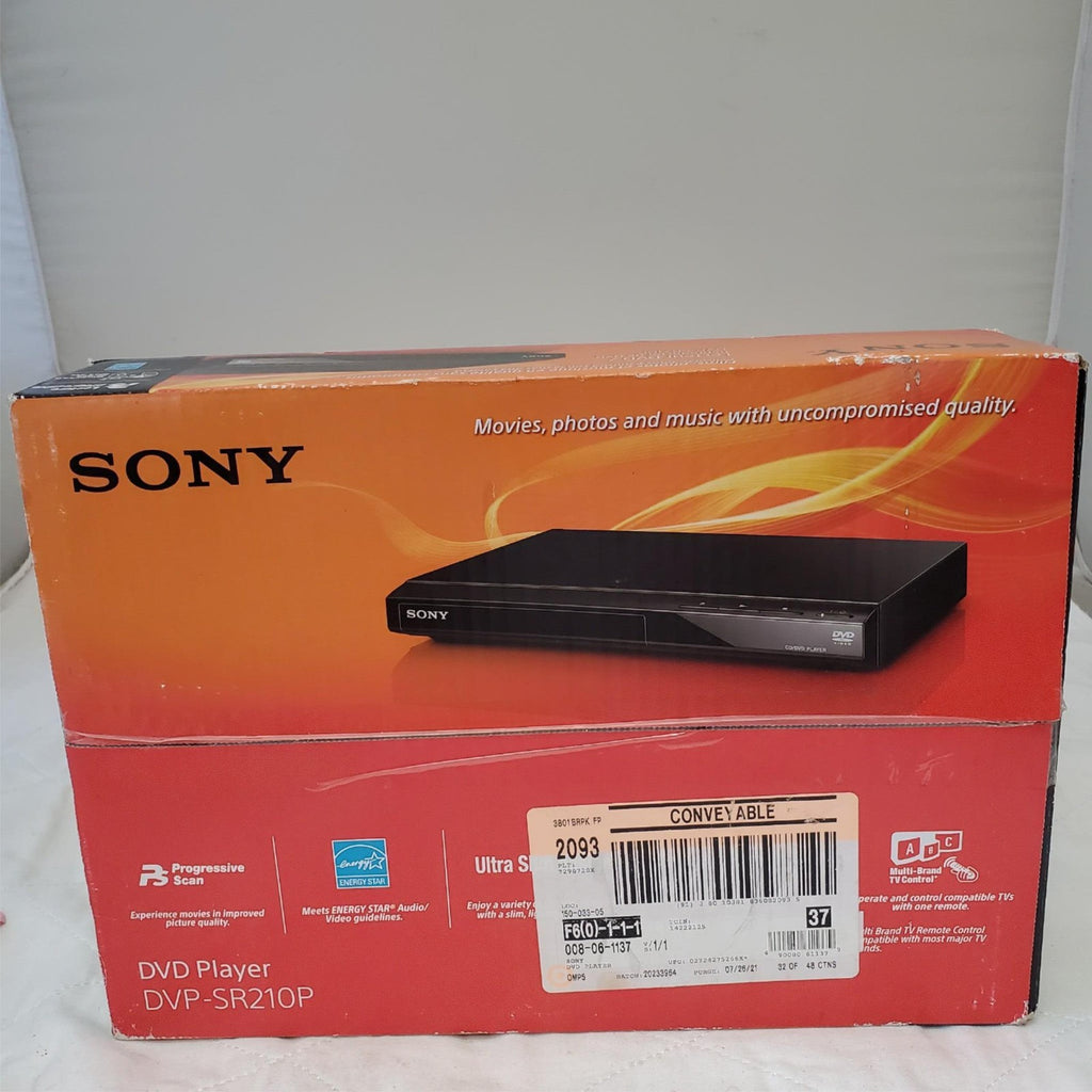 Sony DVP-SR210P Progressive Scan DVD Player 