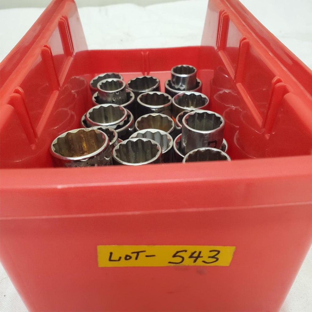 Lot of 26 Assorted Armstrong Socket Set LOT-543
