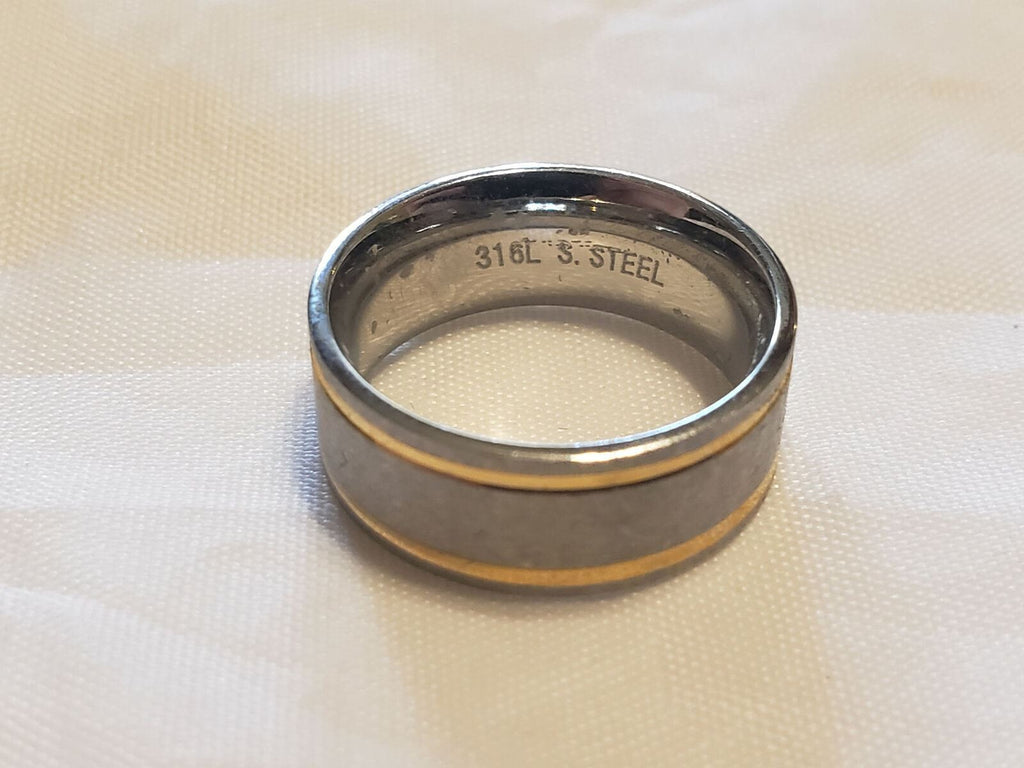 Fashion Ring Men&Women Stainless Steel Titanium Band Ring Party Jewelry