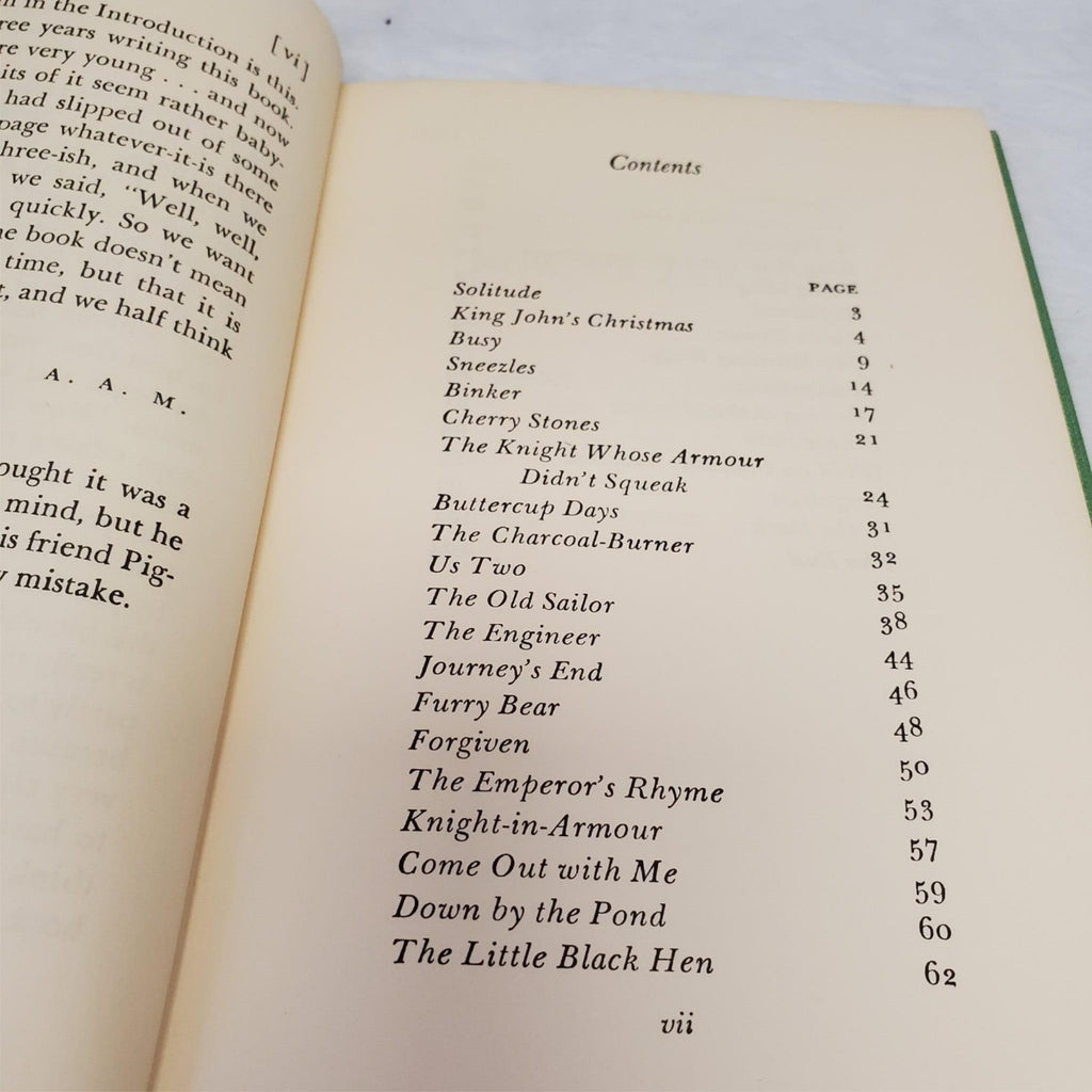 Vintage 1961 set of 4 Winnie the Pooh Books A.A. Milne HC,by E.H. Shepard