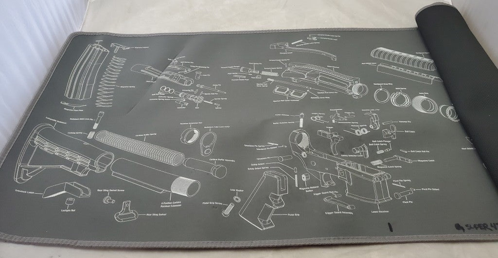 Wheeler Engineering Gun Cleaning Rubber Mat