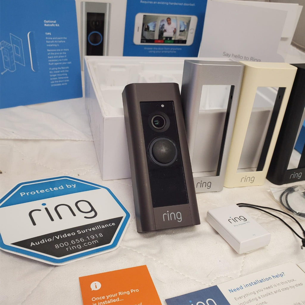 Ring 2549AG660L-B01FX Smart Wifi Cam Video Doorbell Pro