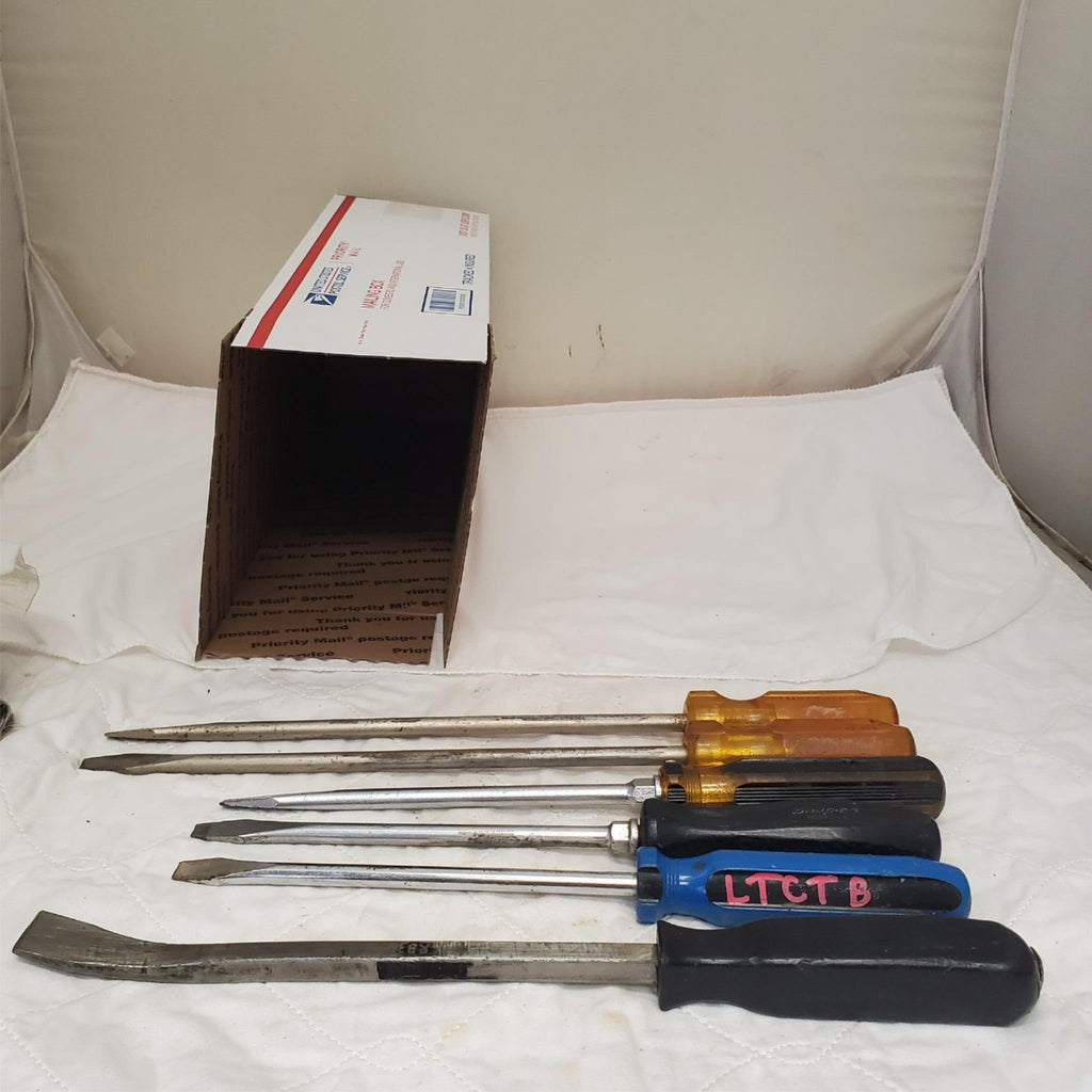 Lot of 6 Stanley Snap-on Armstrong Vintage Screwdrivers LOT-811